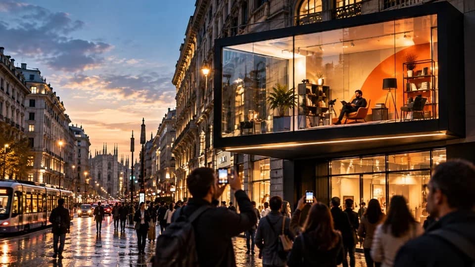 Netflix mette un uomo in un cartellone: l'Out of Home come contenuto