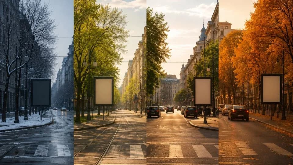 Stagionalità e media planning: quando comunicare conta quanto dove