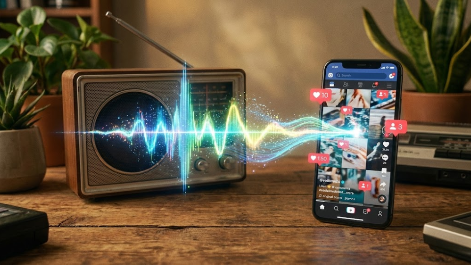 Radio l'intimità del suono che accompagna la giornata